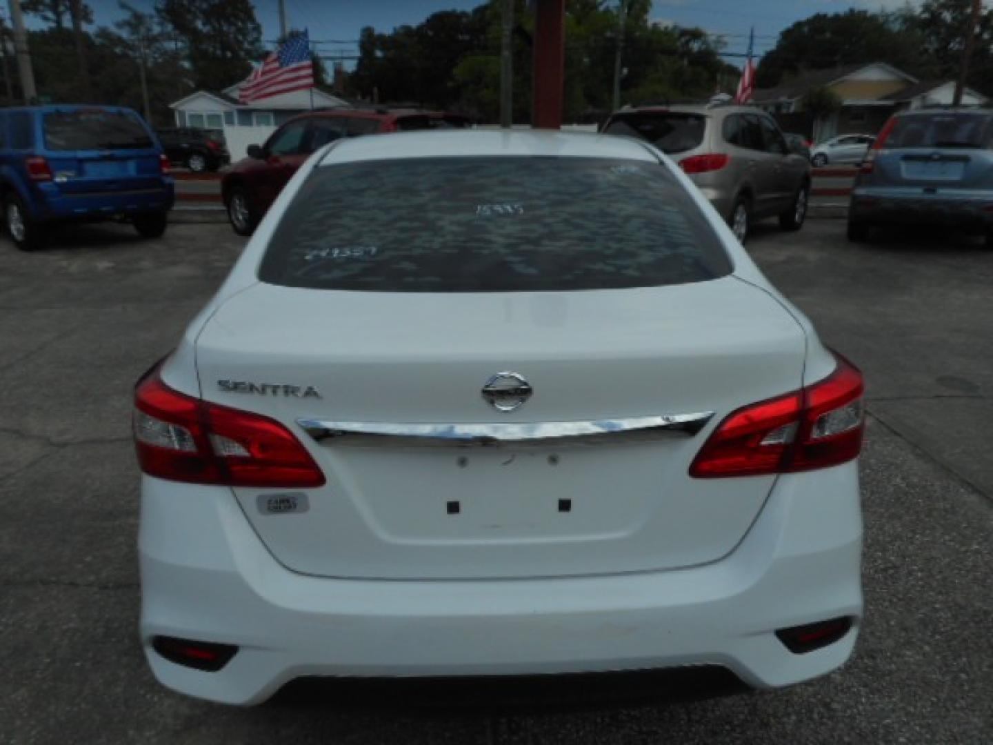 2016 WHITE NISSAN SENTRA SR; S; SL; SV (3N1AB7AP4GY) , located at 10405 Abercorn Street, Savannah, GA, 31419, (912) 921-8965, 31.988262, -81.131760 - Photo#5